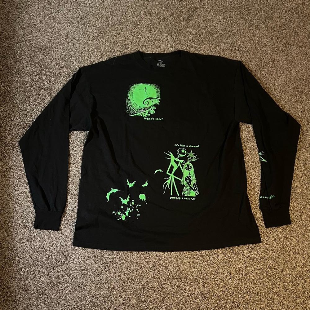 Spencer’s Nightmare before Christmas long sleeve tee NWOT